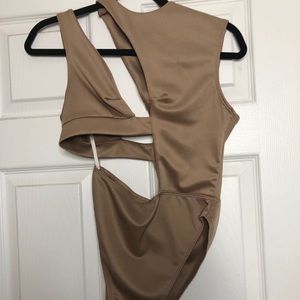 Tan Bodysuit looks Great w/ Jeans!